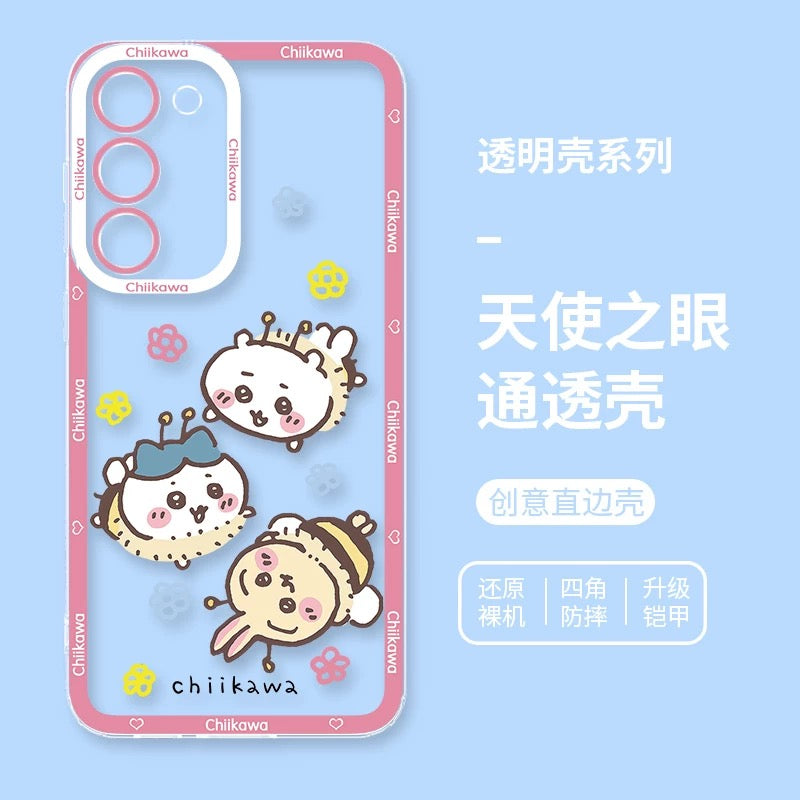 Japanese Cartoon ChiiKawa iPhone Case | Summer Time & Bee Colour Ver 8 Styles - Phone Case Samsung Galaxy S26 S25 S24 S23 S22 S21 FE Ultra Edge