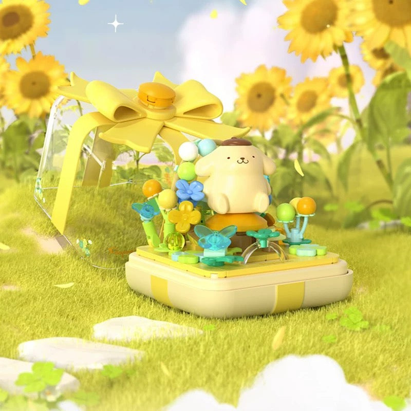 Sanrio Characters Starwish Ring Box | Hello Kitty My Melody Kuromi Cinnamoroll Pompompurin Pochacco - Building Blocks Toy Collectable Mystery Blind Box