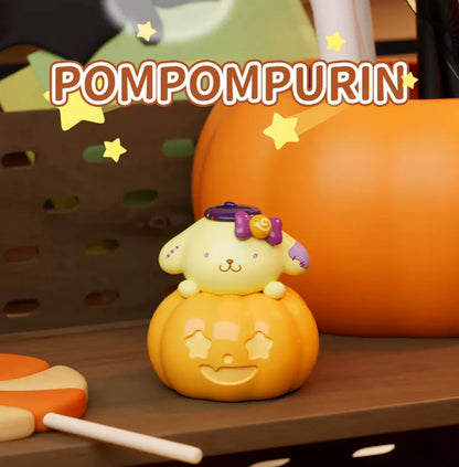 Sanrio Characters Halloween Pumpkin Beans Mini Series | Hello Kitty My Melody Kuromi Cinnamoroll Pompompurin Pochacco Cogimyun - Kawaii Collectable Toys Toy Collection