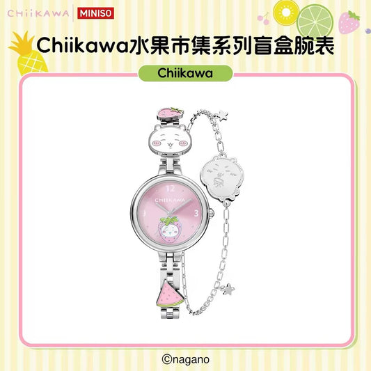 ChiiKawa X Miniso Fruit Market Series Fruit Market Watch Blind Box | ChiiKawa Hachiware Usagi 7 Styles - Kawaii Items Room Decoration doll
