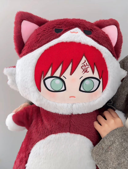[Pre-Order] Japanese Anime Naruto Ninja Fan Work Version | Naruto Kakashi Gaara in Animal Costume Cute Kawaii Cushion - Cute Kawaii Room Decoration Item