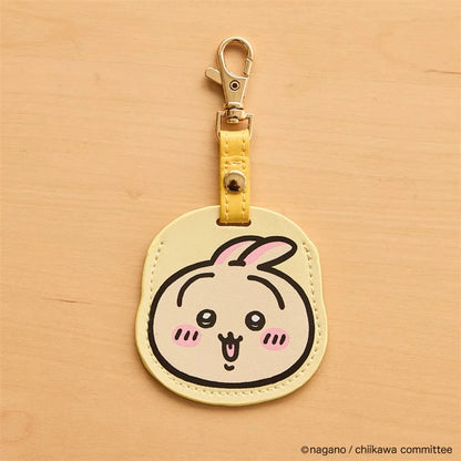 Japan ChiiKawa Leather Keychain | ChiiKawa Hachiware Usagi Momonga Key Holder - Kawaii Item Cute Accessories