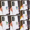 Japanese Cartoon Pokemon Matt & Silver Case Part6 | Piplup Snivy Froakie Rowlet Clodsire Jirachi Mewtwo 7 Styles - Phone Case Samsung Galaxy S26 S25 S24 S23 S22 S21 FE Ultra Edge