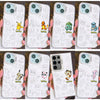 Japanese Cartoon Pokemon Matt & Silver Case Part3 | Pikachu Charmander Bulbasaur Squirtle Mimikyu Jigglypuff Mew 8 Styles - Phone Case Samsung Galaxy S26 S25 S24 S23 S22 S21 FE Ultra Edge