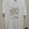 Korean Fashion Cute Animal Style Shirt Series | White & Grey Cats with Heart Cushion - Kawaii Fashion Items