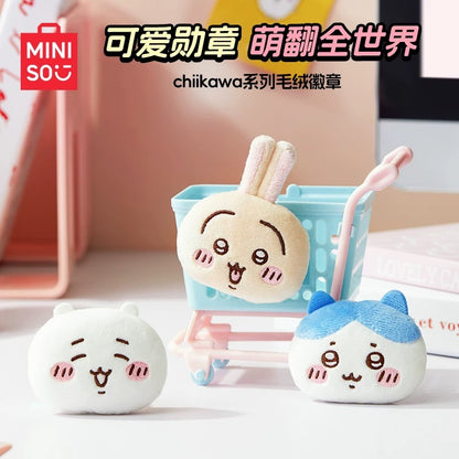 ChiiKawa X Miniso | ChiiKawa Hachiware Usagi Plush Pin - Kawaii Item Cute Accessories