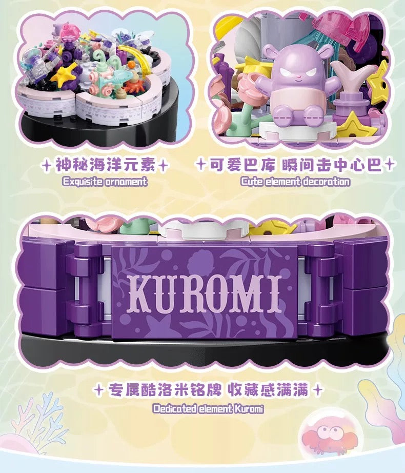 Sanrio Fairytale Music Box | Kuromi Cinnamoroll - Limited Edition Building Blocks Toy Collections