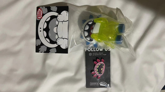 Japan Artist GRAPE BRAIN | Macaroni Cooperation TTE Version - Sofubi Figure Soft Vinyl Rare