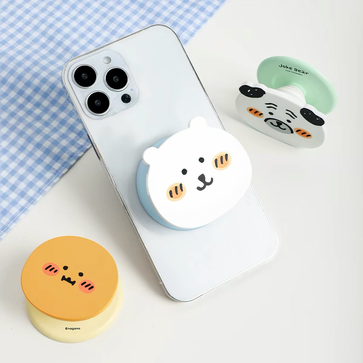 Japanese Cartoon Sweet Friends Style | Hello Kitty My Melody Kuromi Cinnamoroll Pompompurin Pochacco Hangyodon Phone Stand (副本)