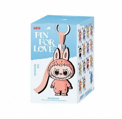Popmart The Monster Pin For Love Part 4 Series Limited Edition | Mini Labubu N-Z Vinyl Face Plush Doll Figure Keychain - 10cm Kasing Lung Zimomo Labubu Toy Collection
