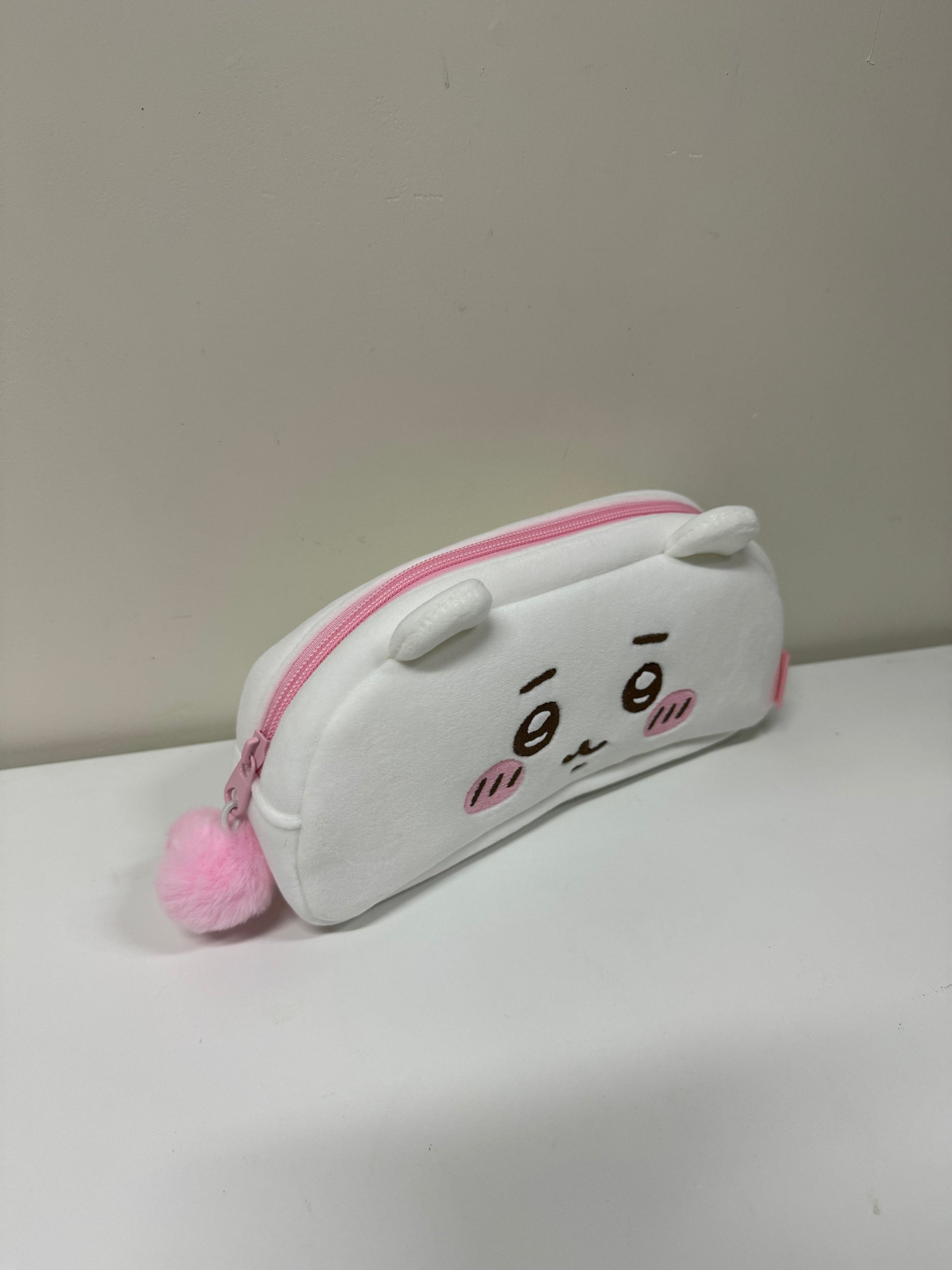 ChiiKawa X Miniso | ChiiKawa Hachiware Usagi Plush Pencil Bag - Kawaii items Room Decoration