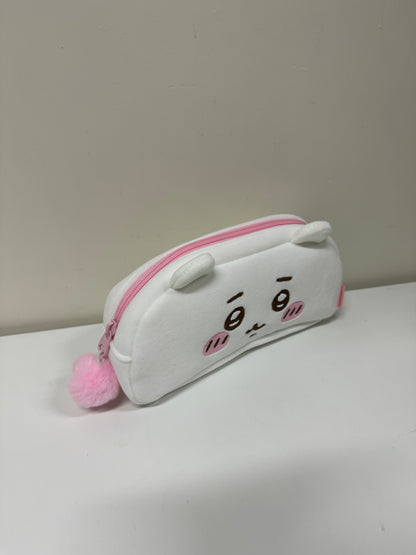 ChiiKawa X Miniso | ChiiKawa Hachiware Usagi Plush Pencil Bag - Kawaii items Room Decoration