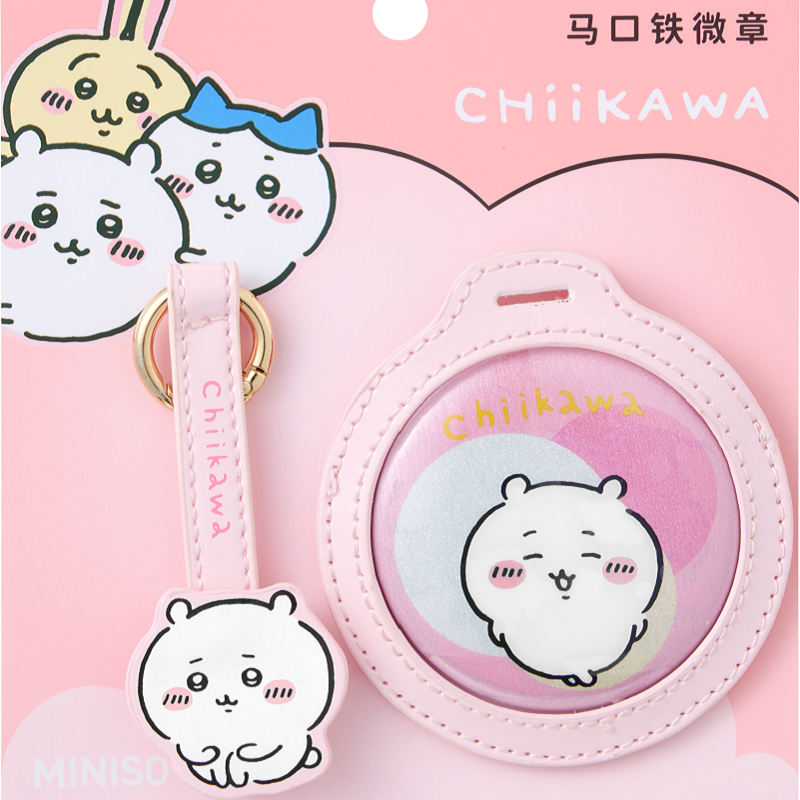 ChiiKawa X Miniso | ChiiKawa Hachiware Usagi Momonga Metal Pin and Landyard - Kawaii Item Cute Accessories