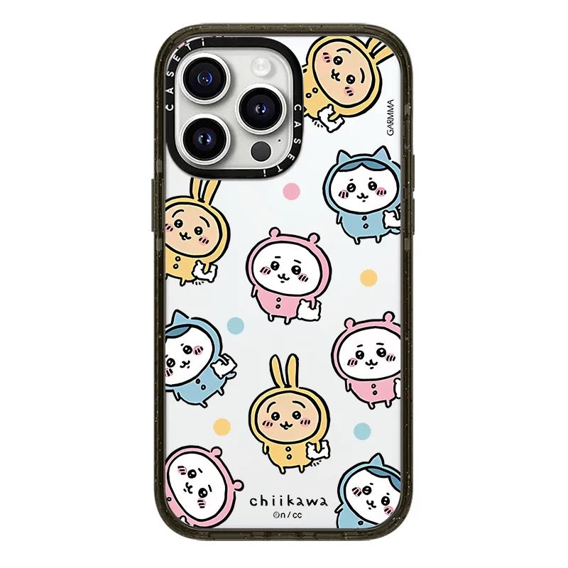 Japanese Cartoon ChiiKawa Phone Case | Pajamas Party 5 Case Styles - iPhone Case 12 13 14 15 16 17 Pro Promax