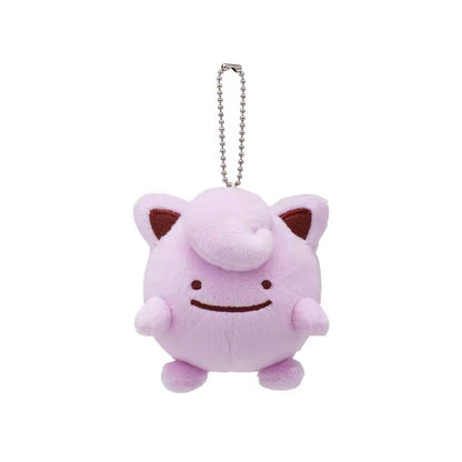 Japan Cartoon Pokemon Center Ditto Crossover Part 4 | Jigglypuff Mareep Mimikyu Mew Lucario Vulpix Magikarp Lapras Dragonite Snorlax Gengar - Mascot Mini Plush Doll
