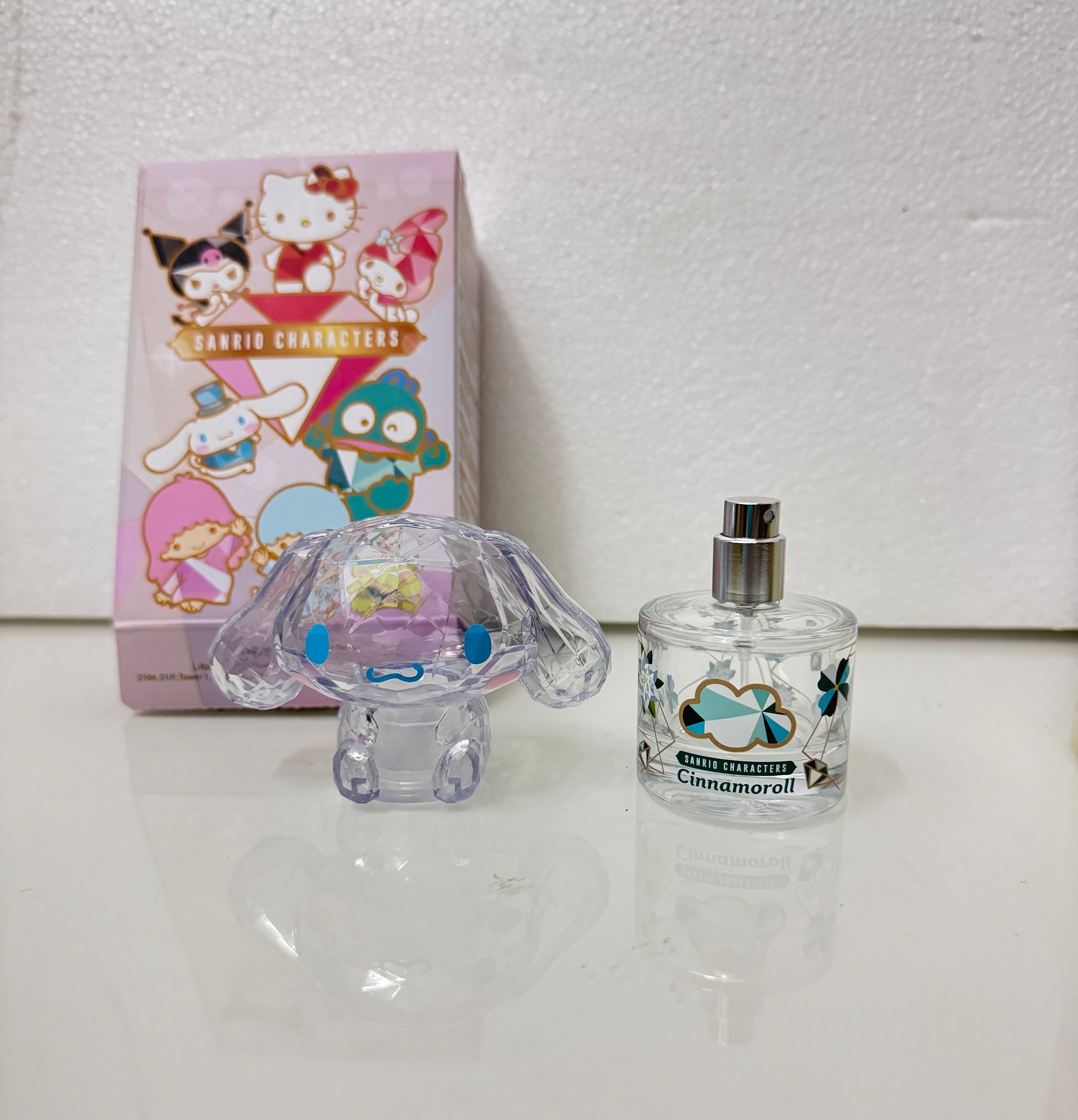 Sanrio Characters Crystal Style Perfume Bottle | Cinnamoroll
