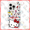 Japanese Cartoon Sanrio with friends Hello Kitty 50th Anniversary - iPhone Case 13 14 15 16 Pro Promax