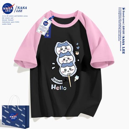 Japanese Cartoon ChiiKawa Casual Style T-Shirt Series | Hachiware Mochi Part 2 - Kawaii Fashion Items