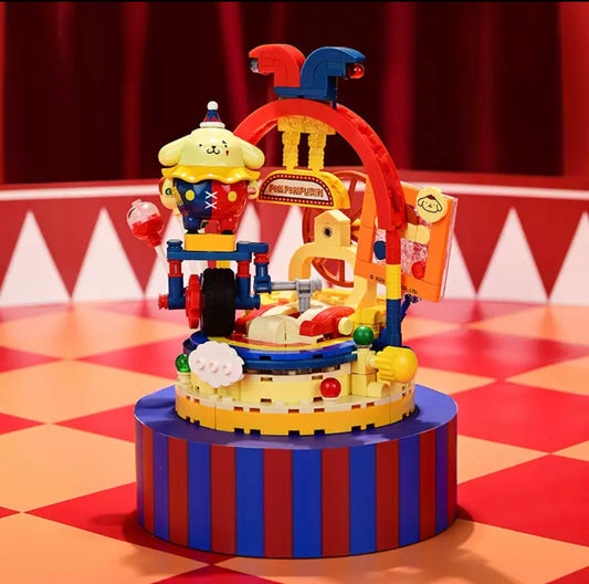 Sanrio Happy Circus Pompompurin - Building Blocks Toy Collections