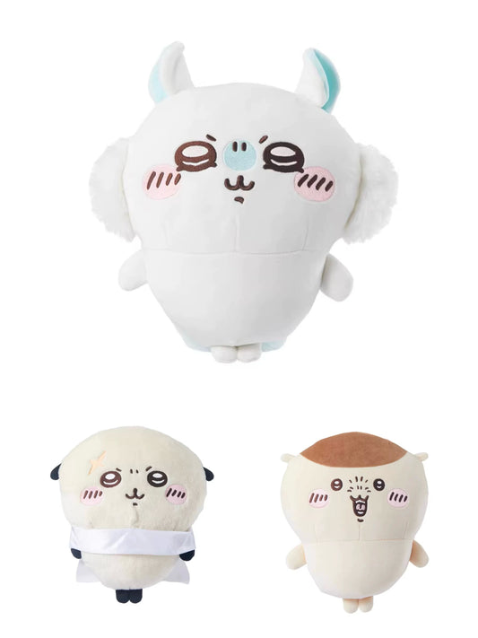 ChiiKawa X Miniso | Momonga Kurimanju Rakko Standing Plush Doll - Kawaii items Room Decoration doll