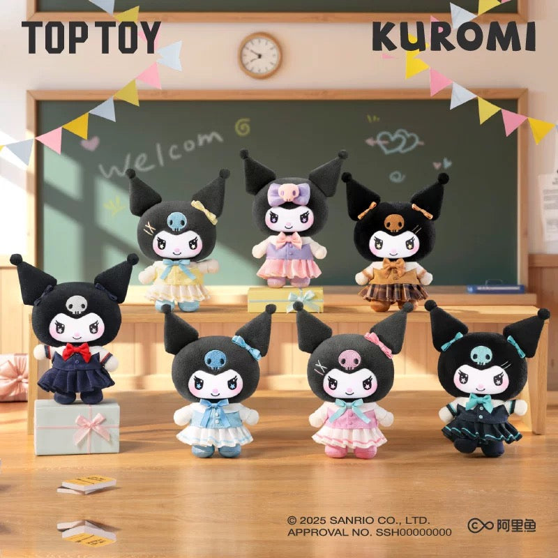 TopToy Sanrio Characters Kuromi | School Life Uniform - Collectable Toys Mystery Blind Box