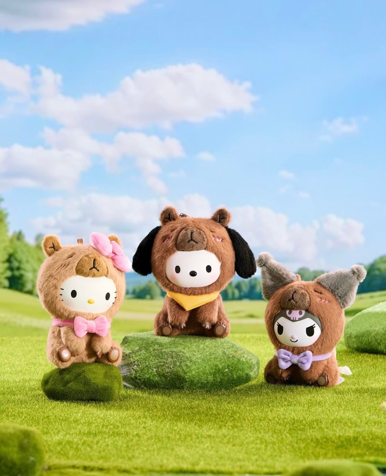 Miniso Sanrio Characters Chill Capybara | Hello Kitty Little Twin Stars My Melody Kuromi Cinnamoroll Pompompurin Pochacco - Collectable Toys Mystery Blind Box