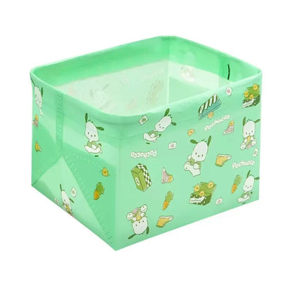 Sanrio Storage Basket | Hello Kitty My Melody Kuromi Cinnamoroll Pompompurin Pochacco Hangyodon - Set of 3 or Set of 7 Lovely Decoration