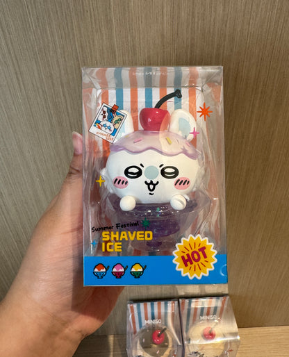 ChiiKawa X Miniso Hot Summer Series | ChiiKawa Hachiware Usagi Momonga Kurimanju Rakko In Dessert Cup Cute Plastic Doll - Kawaii Items Room Decoration Doll