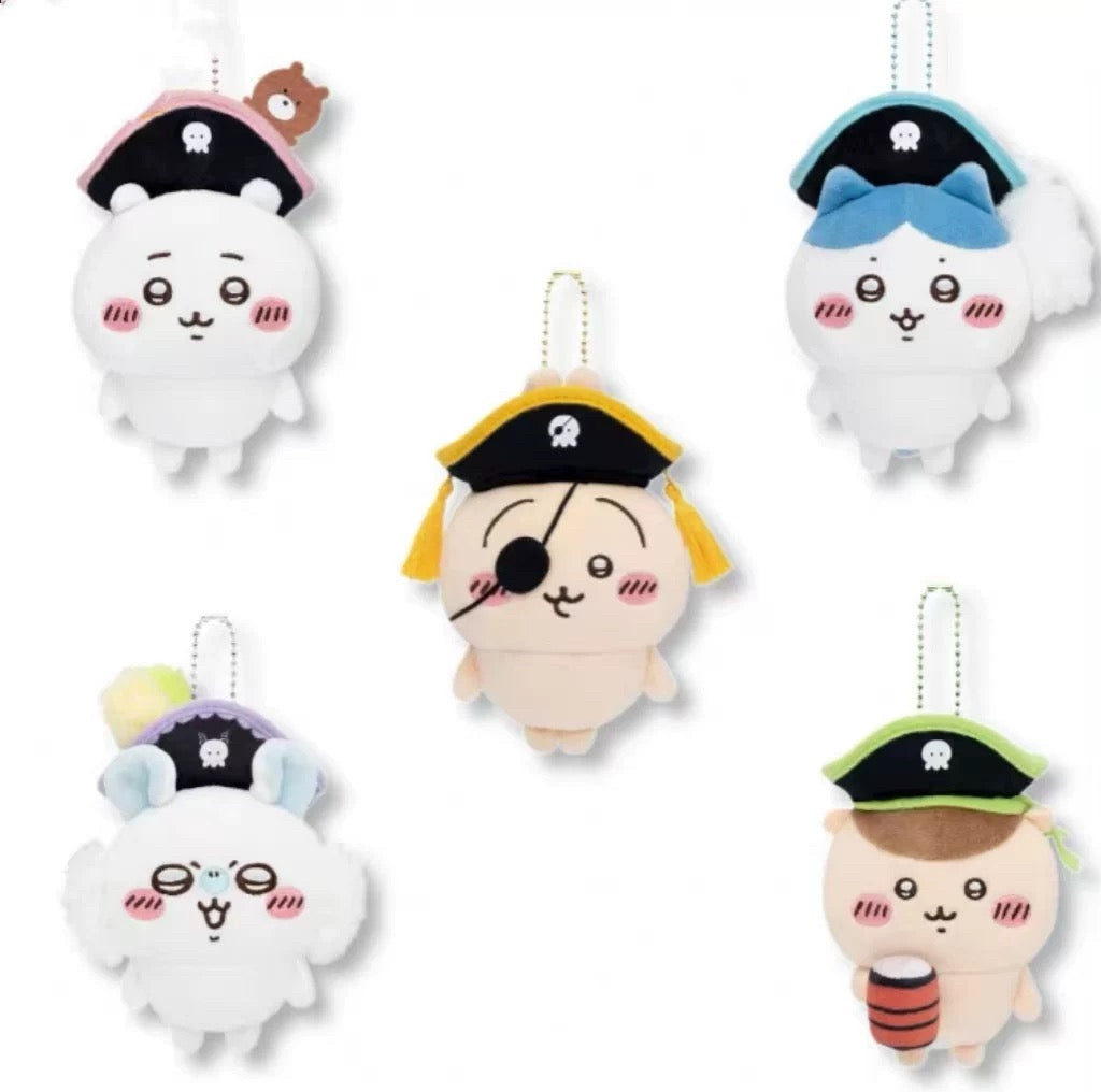 Japan ChiiKawa | Chiikawa Hachiware Usagi Momonga Kurimanju Cosplay Pirate Plush Doll Keychain - Kawaii items Room Decoration doll