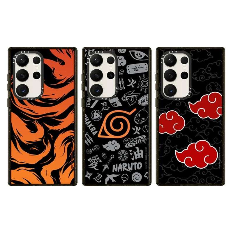 Japanese Cartoon Ninja Naruto | Kurama Nine Tails Ninja Icon Itachi - Phone Case Samsung Galaxy S24 S23 S22 Ultra