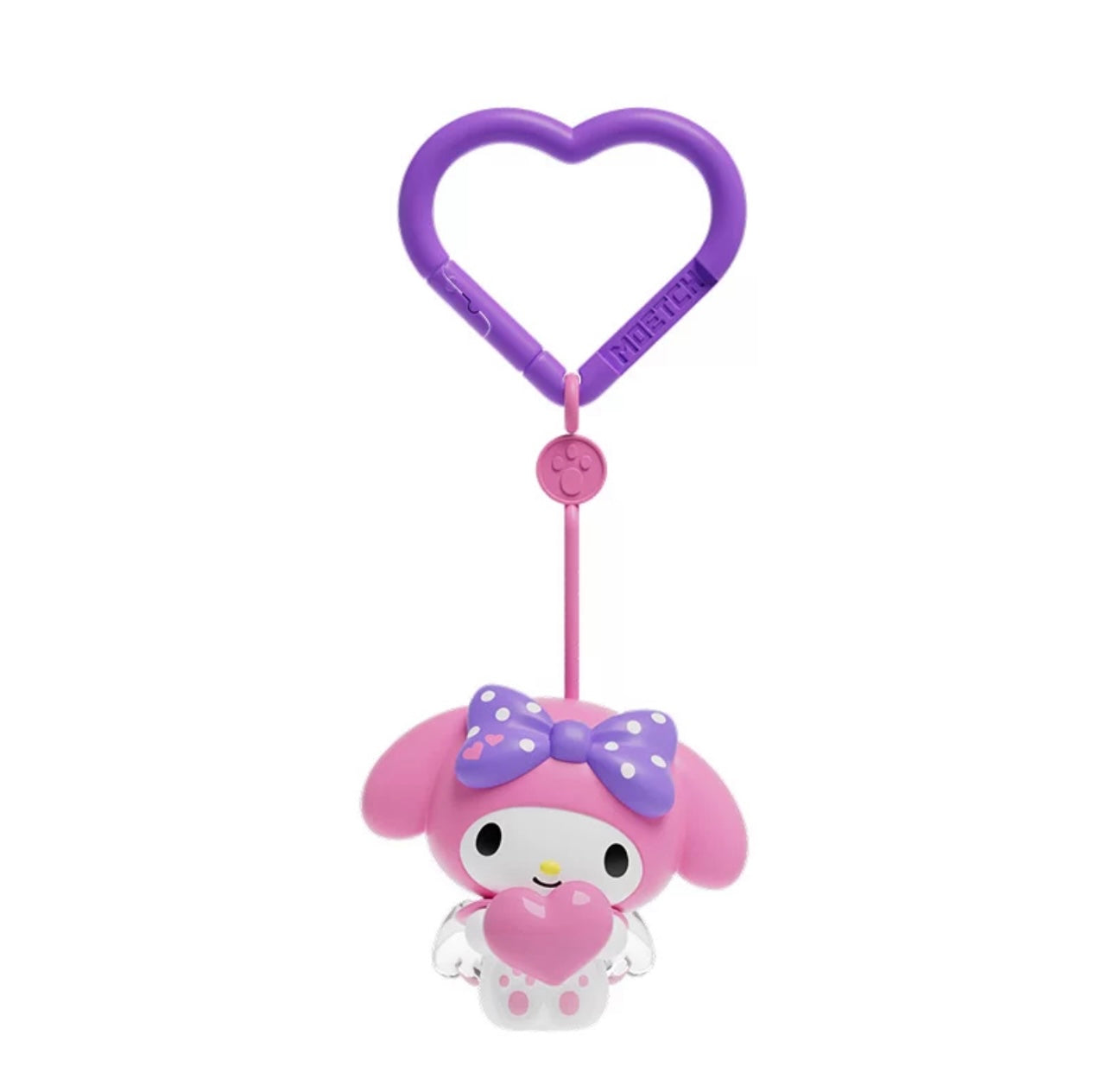 Sanrio Characters My Melody Kuromi Cupid Series Keychain | Wings Can Move - Kawaii Decoration Collectable Toys Toy Collection