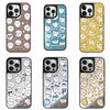 Japanese Cartoon ChiiKawa Mirror Phone Case | Full Screen Medley Fun Pose Silver Colour Chiikawa Hachiware Usagi - iPhone Case 12 13 14 15 16 17 Pro Promax