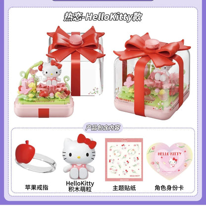 Sanrio Characters Starwish Ring Box | Hello Kitty My Melody Kuromi Cinnamoroll Pompompurin Pochacco - Building Blocks Toy Collectable Mystery Blind Box