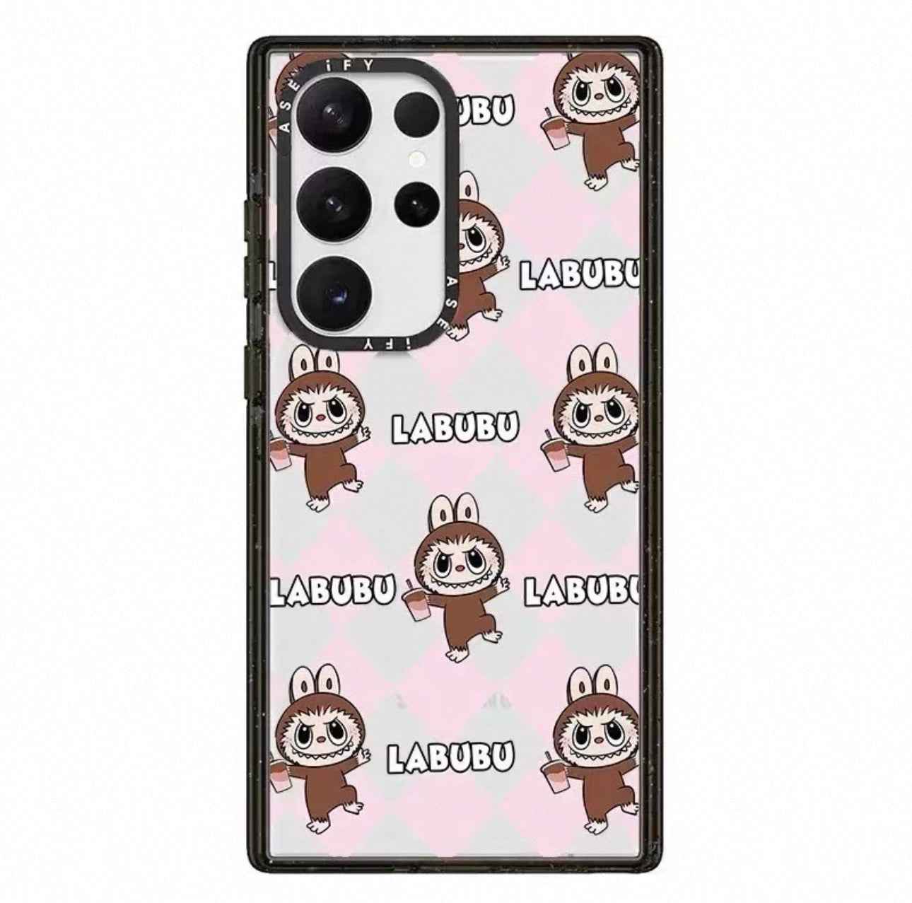 Cute Cartoon Labubu | Have A Drink - Phone Case Samsung Galaxy S25 S24 S23 S22 Ultra