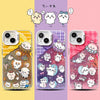 Japanese Cartoon ChiiKawa UFO Laser Case | Momonga Rakko Crab - iPhone Case Plus SE2 11 12 13 14 15 16 16e 17 17e Pro Promax