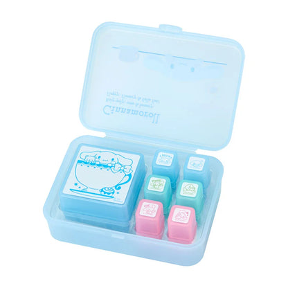 Sanrio Japan Cinnamoroll Stamp Set with Oil Ink - Kawaii Stationery