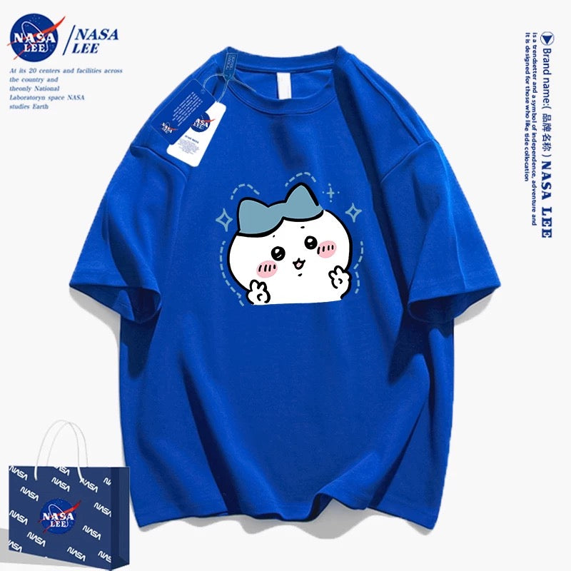 Japanese Cartoon ChiiKawa Casual Style T-Shirt Series | Hachiware Yeah - Kawaii Fashion Items