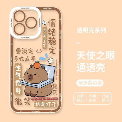 Cute Animal Capybara | Part4 8 Styles - iPhone Case PLUS SE2 XS XR X 11 12 13 14 15 16 16e 17 17e Pro Promax 12mini 13mini