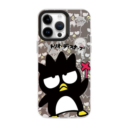 Japanese Cartoon iPhone Case with Strap | Laser Bad Badtz Maru Minna No Tabo - iPhone CasePhone Case  7 8 PLUS SE2 XS XR X 11 12 13 14 15 Pro Promax 12mini 13mini