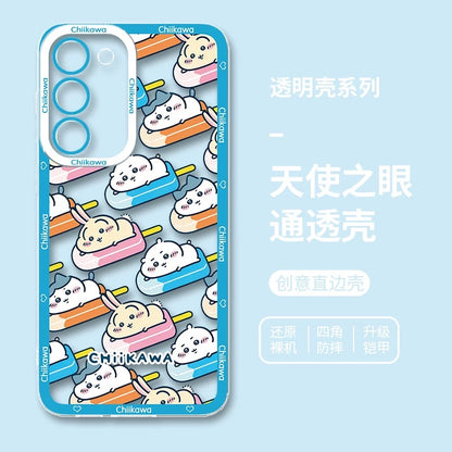 Japanese Cartoon ChiiKawa iPhone Case | Summer Time & Bee Sky Blue Ver 8 Styles - Phone Case Samsung Galaxy S26 S25 S24 S23 S22 S21 FE Ultra Edge