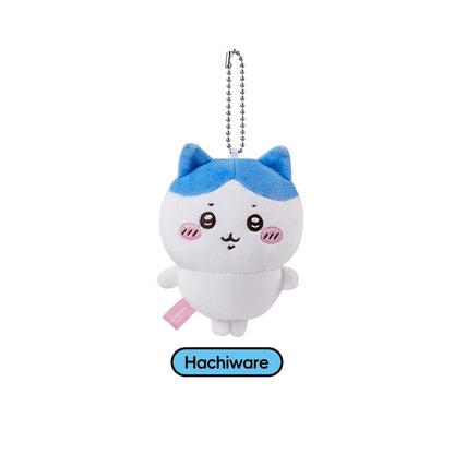 ChiiKawa X Miniso | ChiiKawa Hachiware Usagi Momonga Mini Plush Doll Keychain - Kawaii items Room Decoration doll