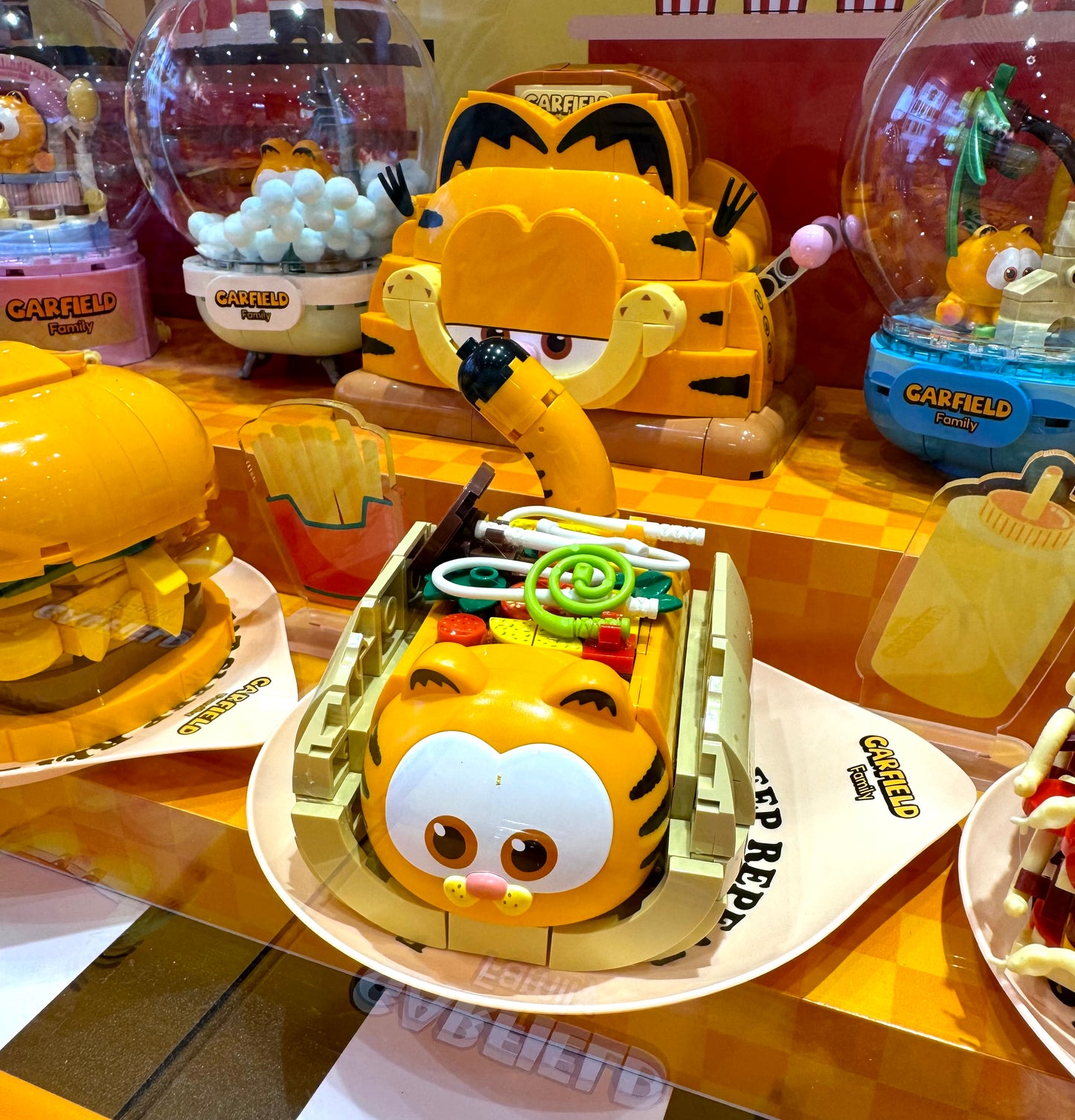 Pan Tasy x Garfield Family | Taco - Lovely Cat Exotic Shorthair Building Blocks Toy Collections