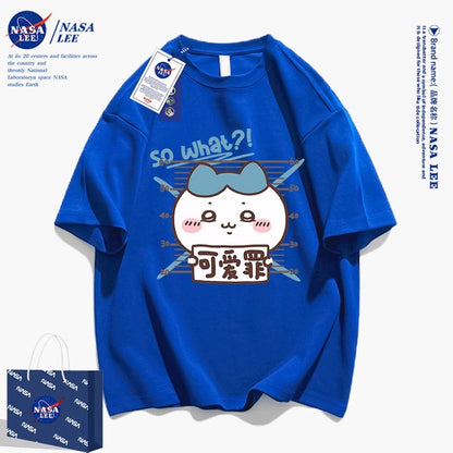 Japanese Cartoon ChiiKawa Casual Style T-Shirt Series | Hachiware Cute Crime - Kawaii Fashion Items