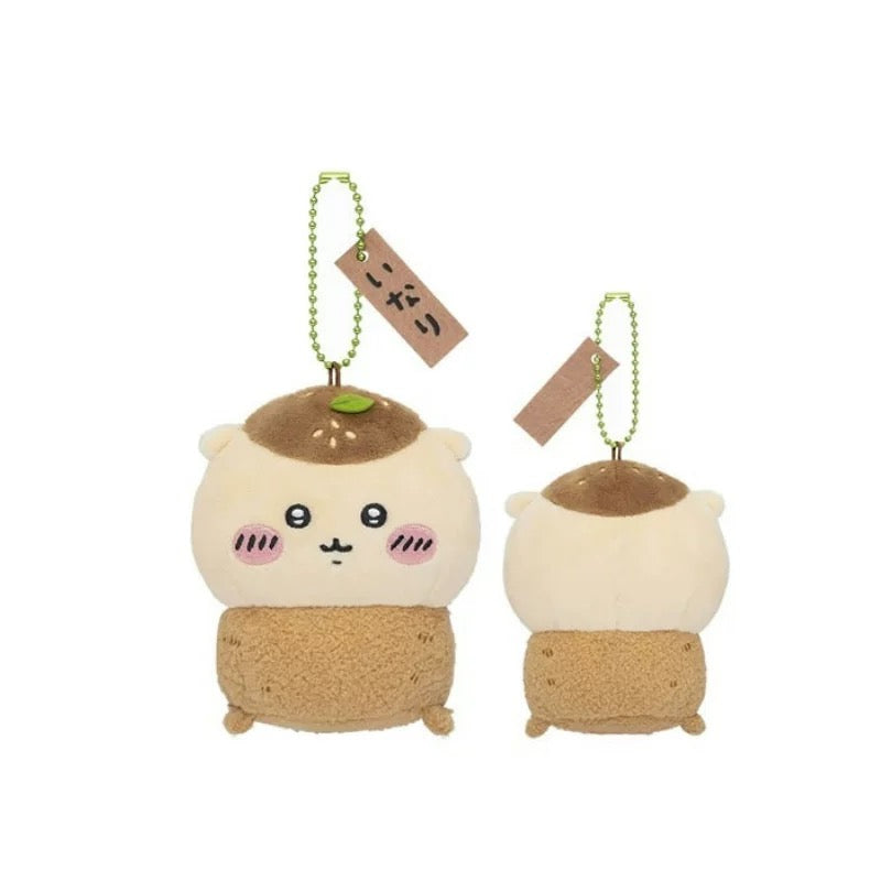 Japan ChiiKawa Sushi Restaurant Serise | ChiiKawa Hachiware Usagi Momonga Kurimanju Rakko Shisa Crab - Mini Plush Doll 10cm Keychain