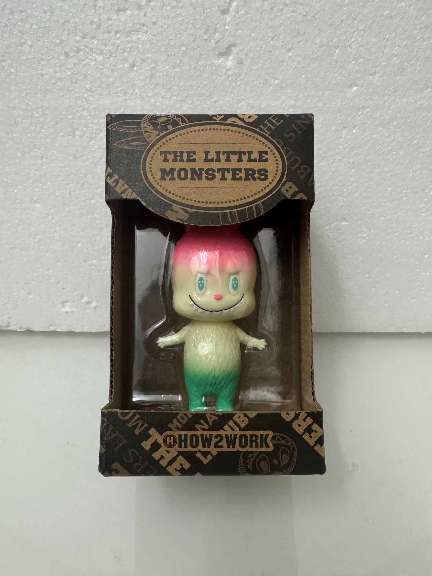 How2work Mini Labubu Yellow Pink Green Japan ver Limited Edition Retired Rare