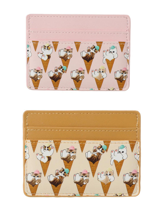 Miniso X Mofusand Ice Cream Series | Mofusand Cat in Ice Cream Cone Cute Card Holder - Kawaii items Room Decoration