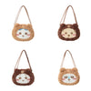 ChiiKawa X Miniso Fluffy Bear Series | ChiiKawa Hachiware Usagi Momonga Fluffy Bear Cute Plush Doll Crossbody Bag - Kawaii Items Room Decoration