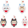 Japan ChiiKawa Kyoto Limired Japanese Folklore Kitsune | Momonga Kurimanju Rakko Shisa Crab Keychain Doll Kawaii items Room Decoration