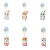 Miniso X モフサンド アイスクリームシリーズ | アイスクリームカップとコーンのコスチュームのモフサンド猫 かわいいぬいぐるみキーホルダー - カワイイアイテム ルームデコレーションドール