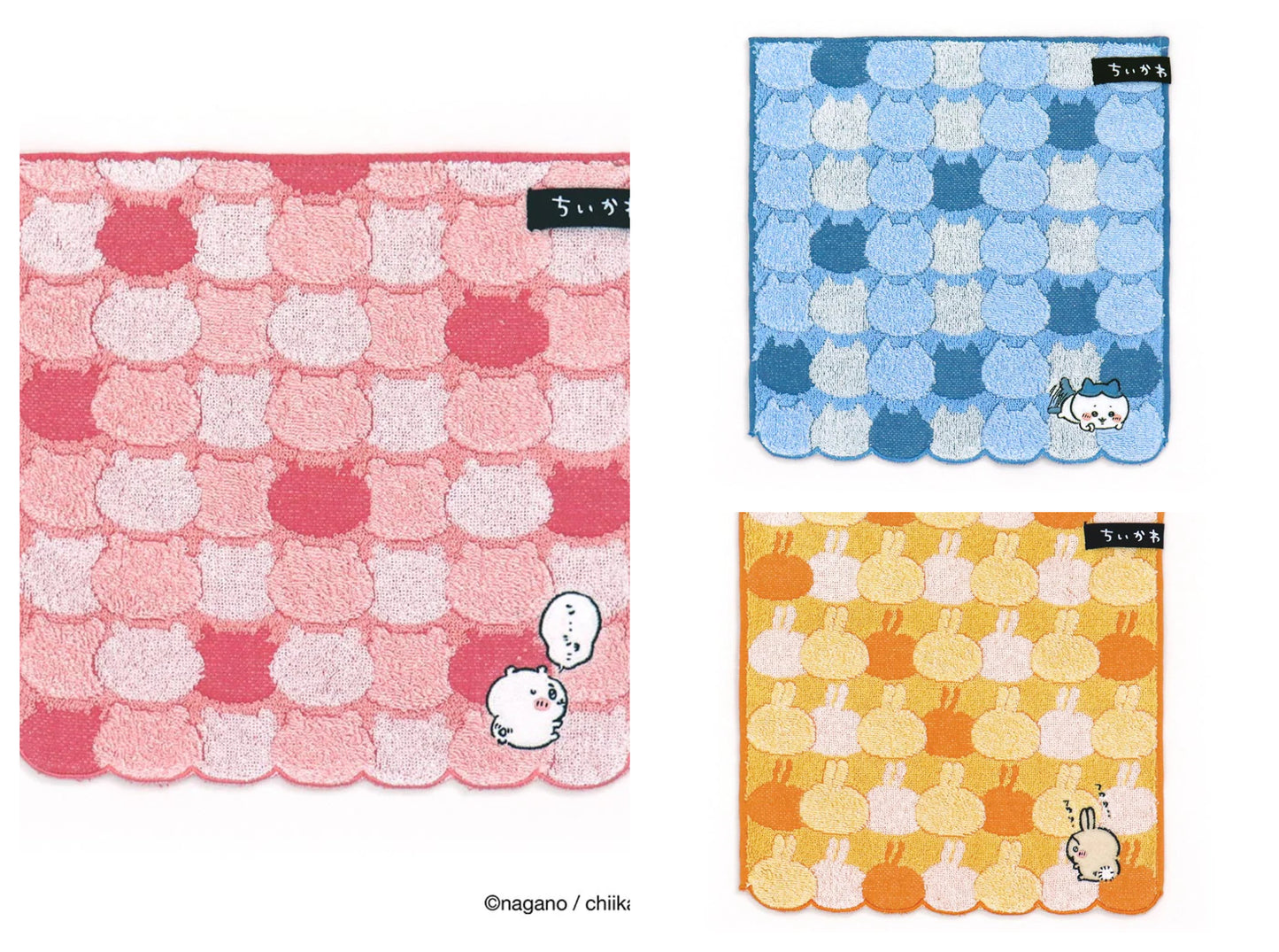 Japan ChiiKawa | ChiiKawa Hachiware Usagi Cute Icon Handkerchief Hand Towel - Kawaii Cute Item